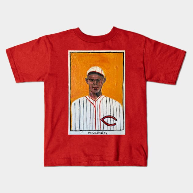 Satchel Paige Kids T-Shirt by ElSantosWorld